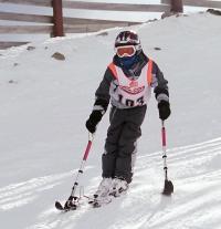 Outriggers are used by  skiers needing aid wi