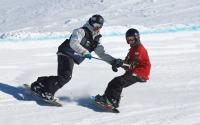 Snowboarding is a popular adaptive snow sport